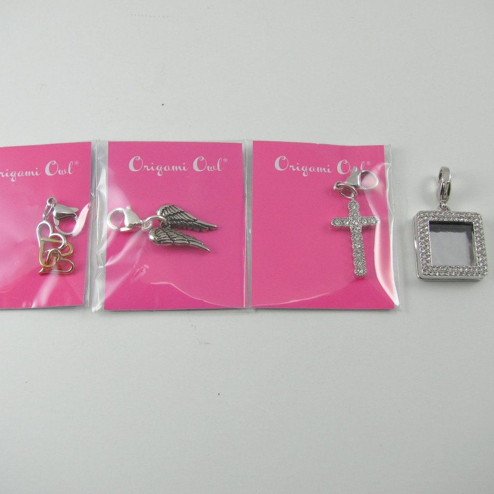 Origami Owl Dangle set of 4